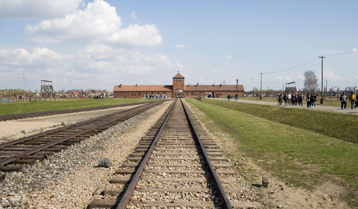 The selection ramp at Auschwitz II-Birkenau
