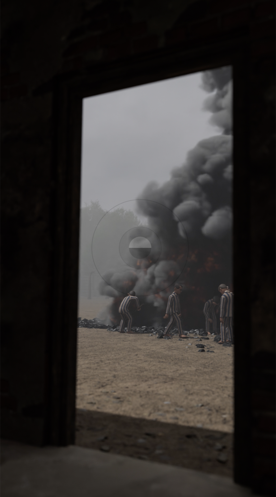 POV through Alberto Errera's camera lens, as depicted in Four Photographs